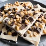 10 Minute Peanut Butter Chocolate Greek Yogurt Bark Recipe