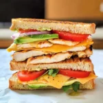 Chicken Avocado Melt Sandwich