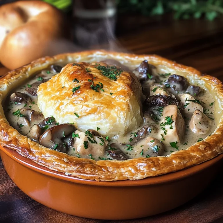 Chicken and Mushroom Pot Pie