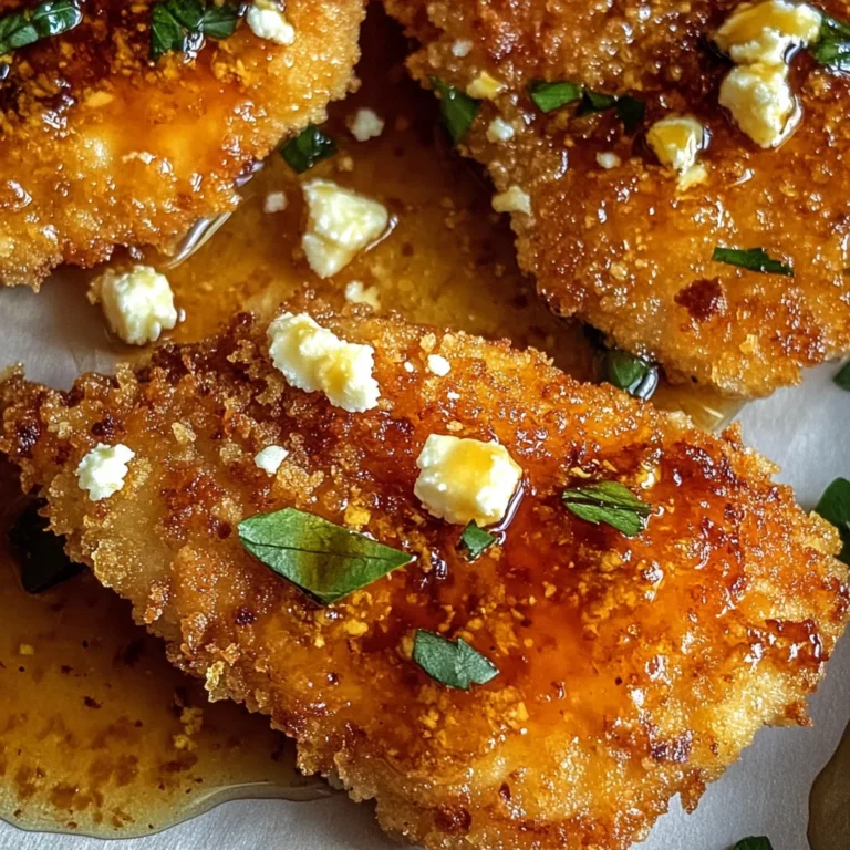 Crispy Hot Honey Feta Chicken