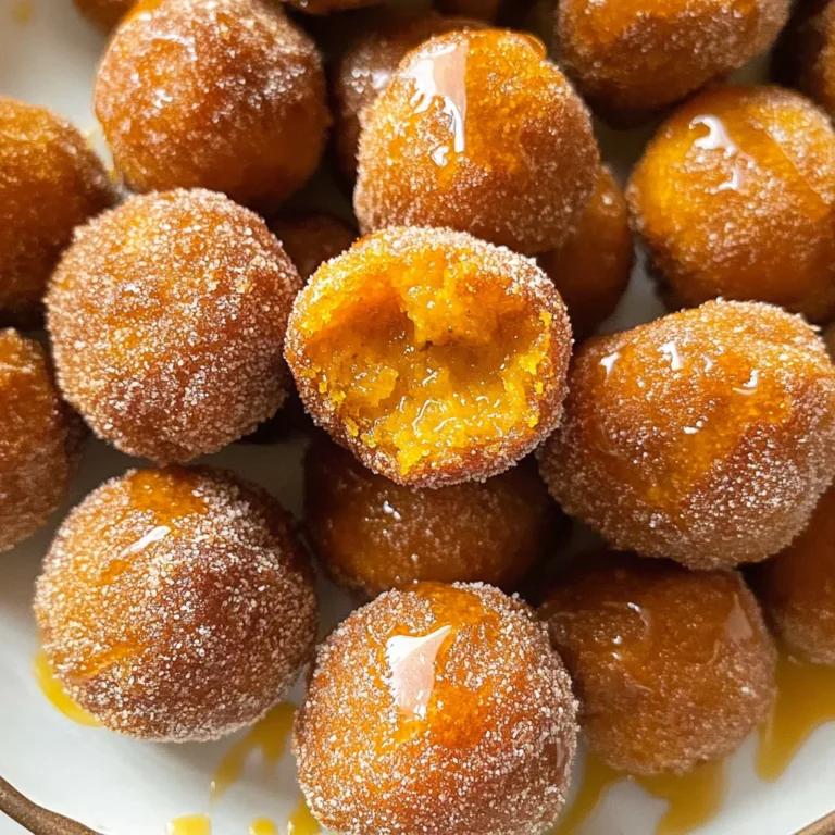 Healthy Pumpkin Donut Holes