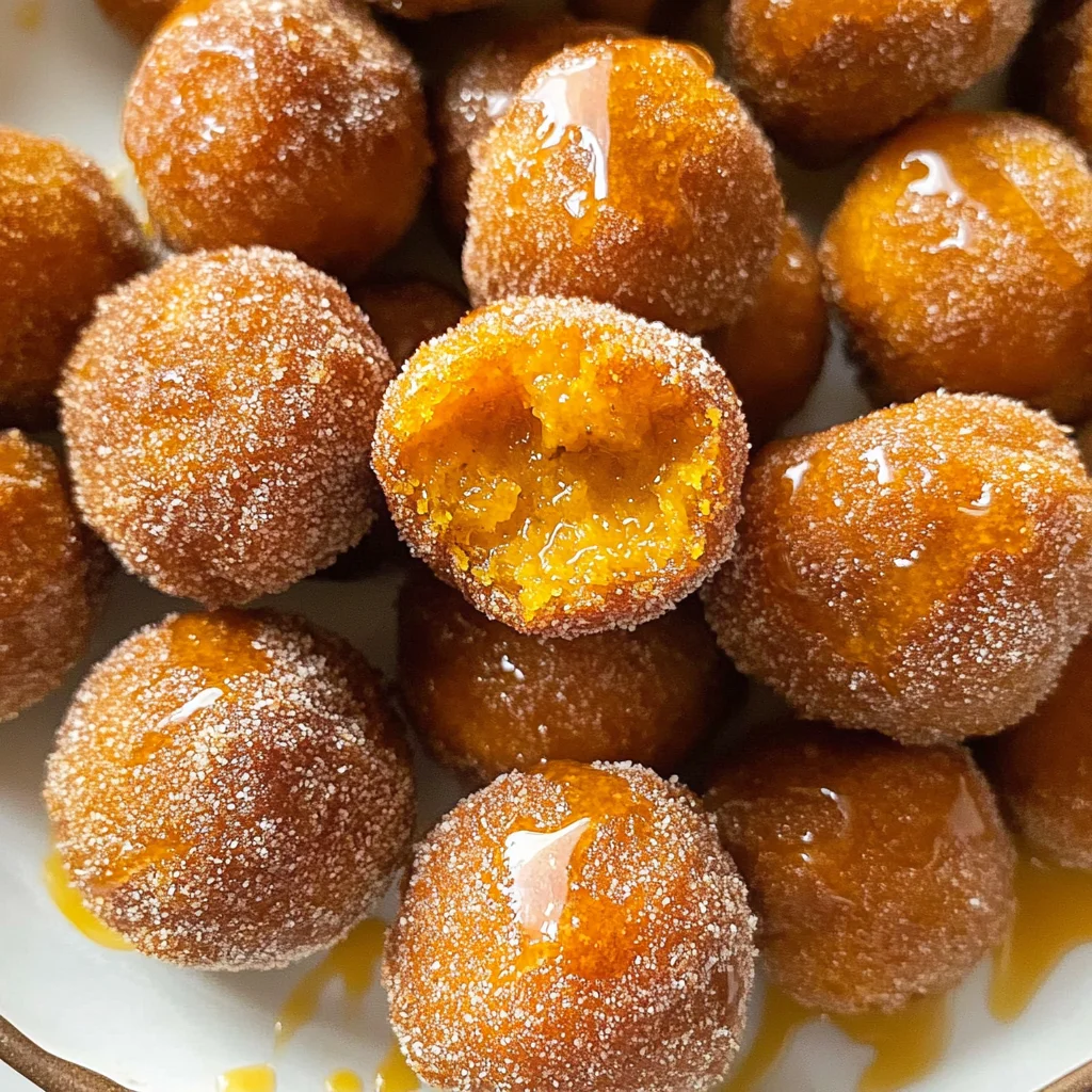 Healthy Pumpkin Donut Holes