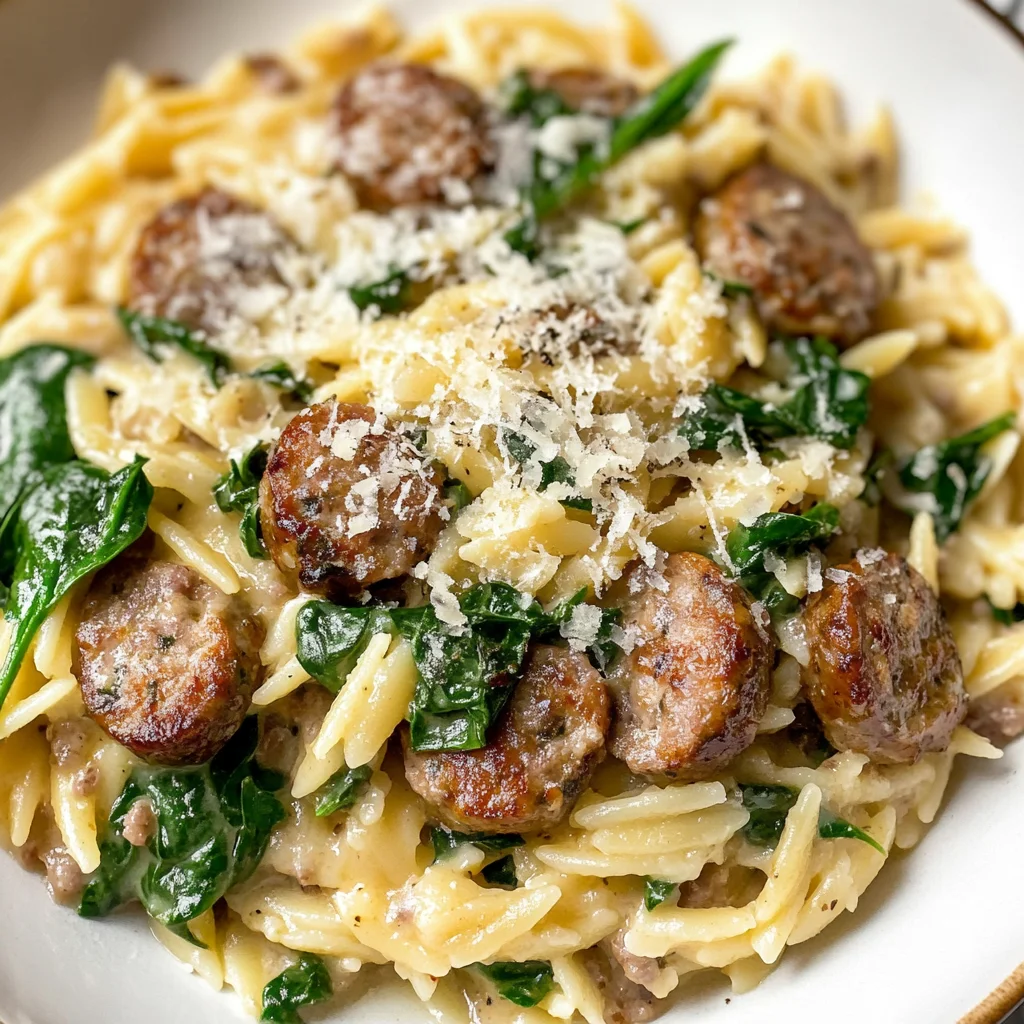 Italian Sausage Orzo