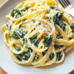 Lemon ricotta pasta & spinach