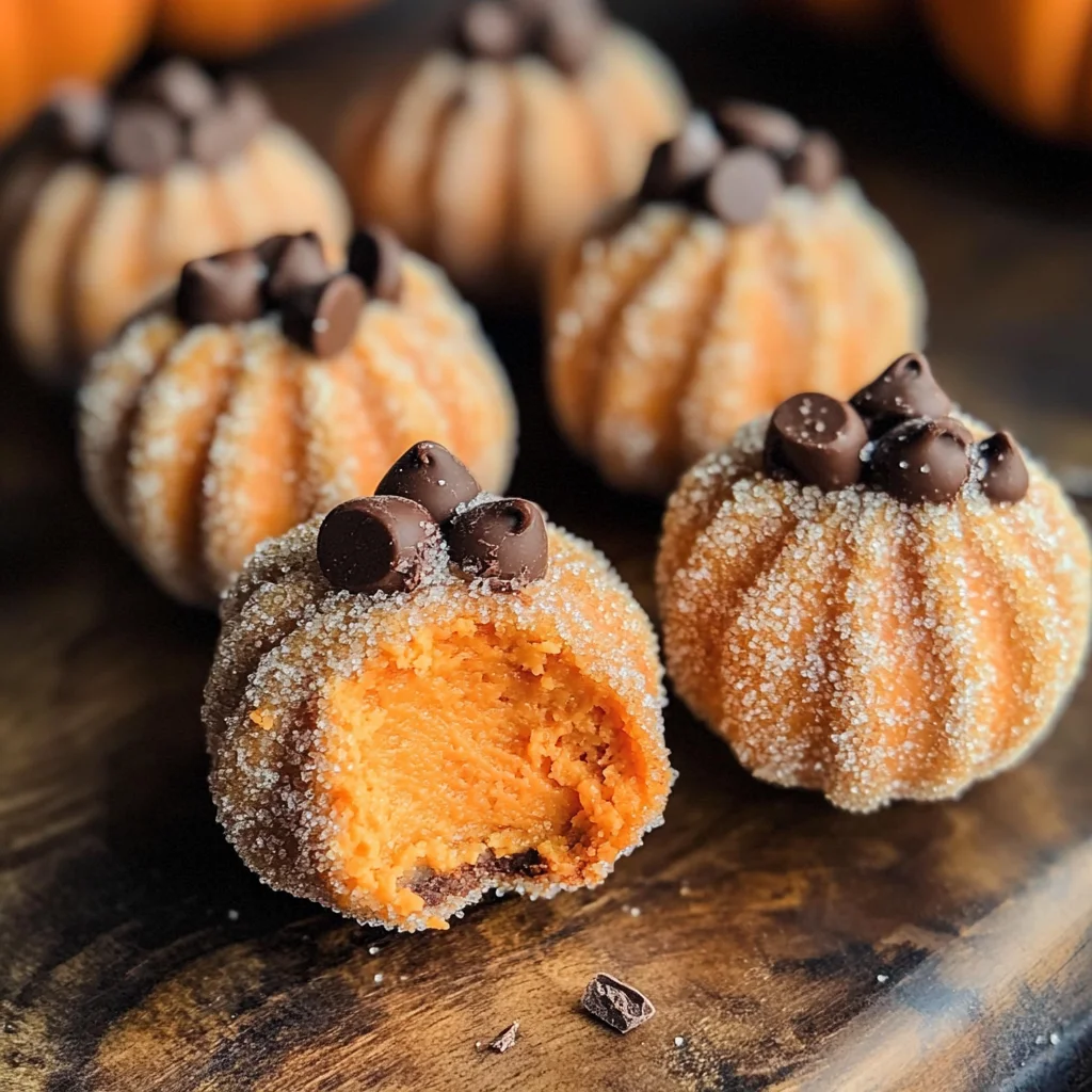 Pumpkin Cheesecake Truffles