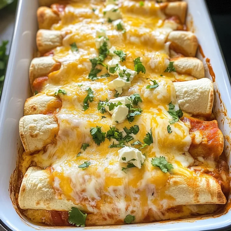 Queso Chicken Enchiladas
