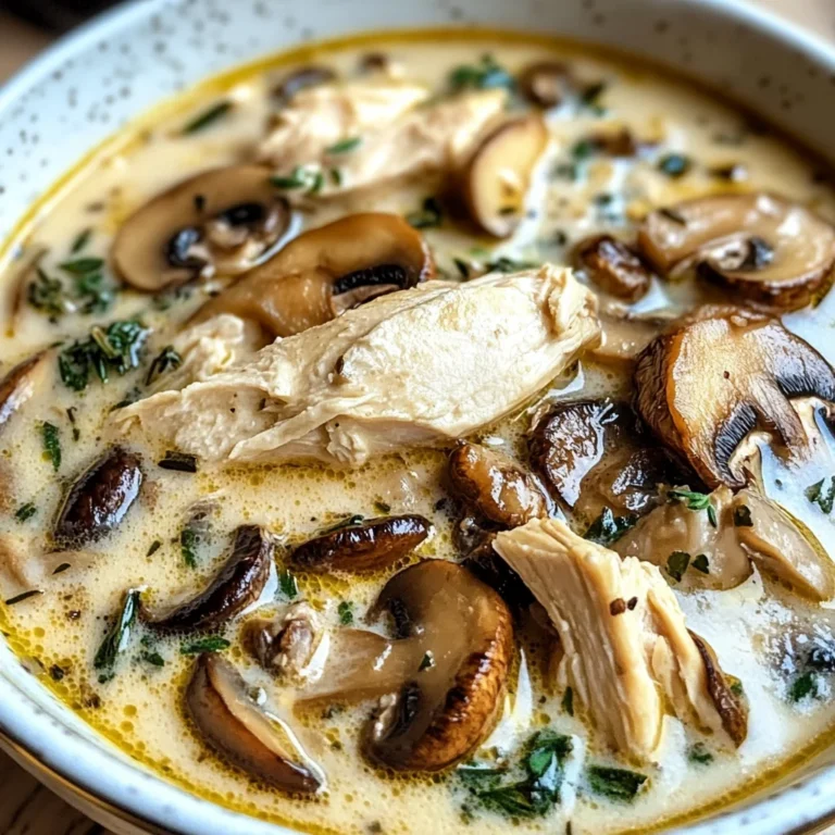 Rotisserie Chicken Mushroom Soup