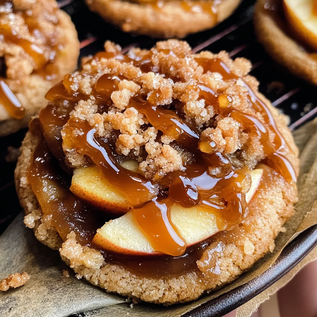 Salted Caramel Apple Pie Cookies