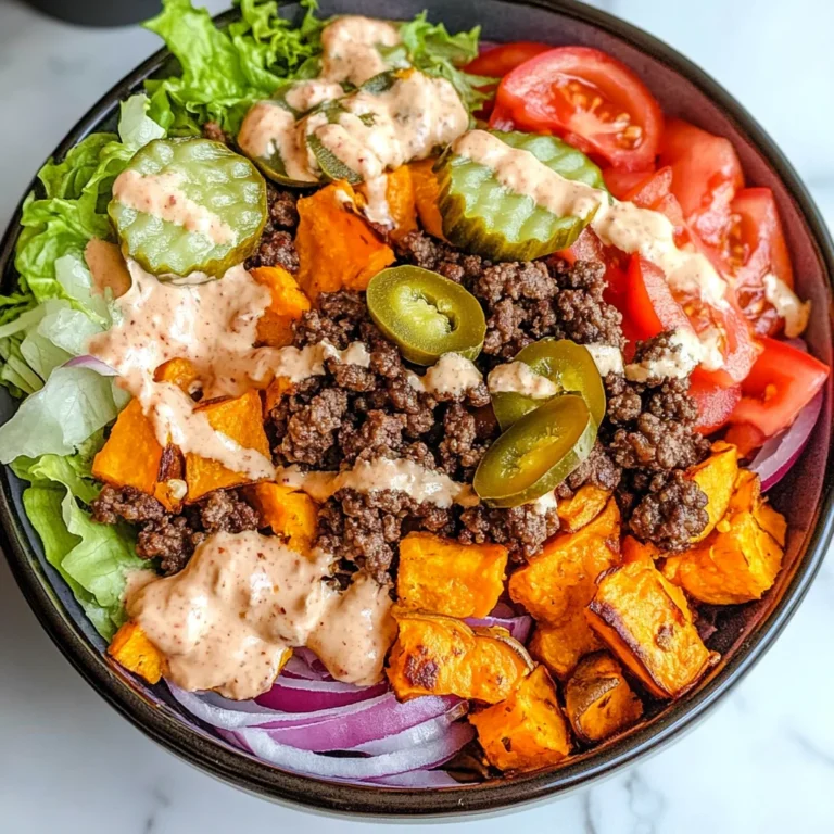 Sweet Potato Burger Bowl
