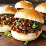 Thai Sloppy Joe Sliders