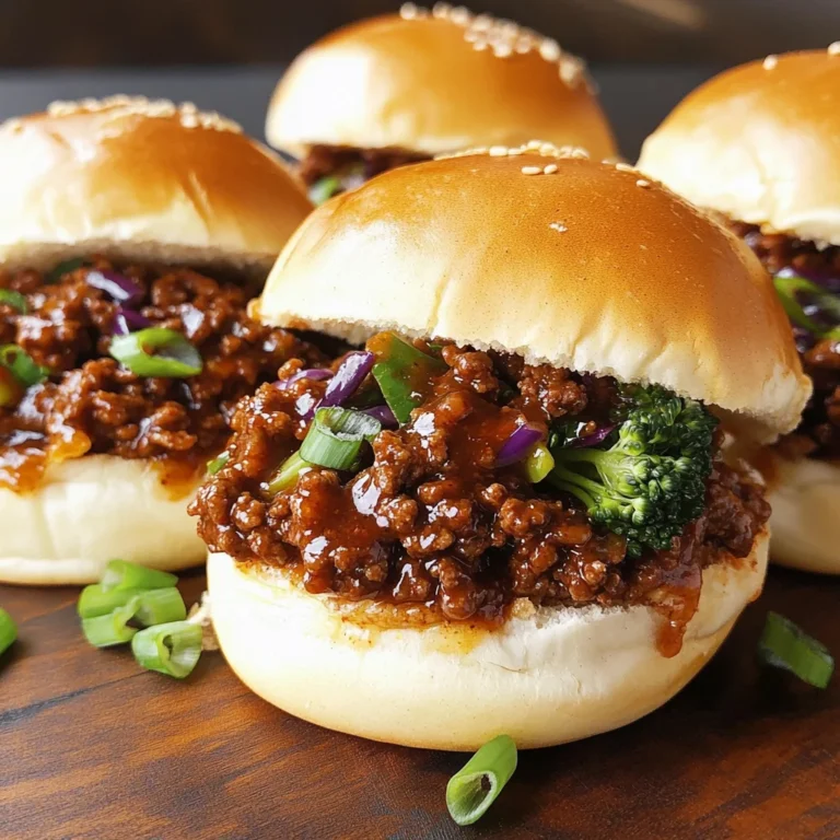 Thai Sloppy Joe Sliders